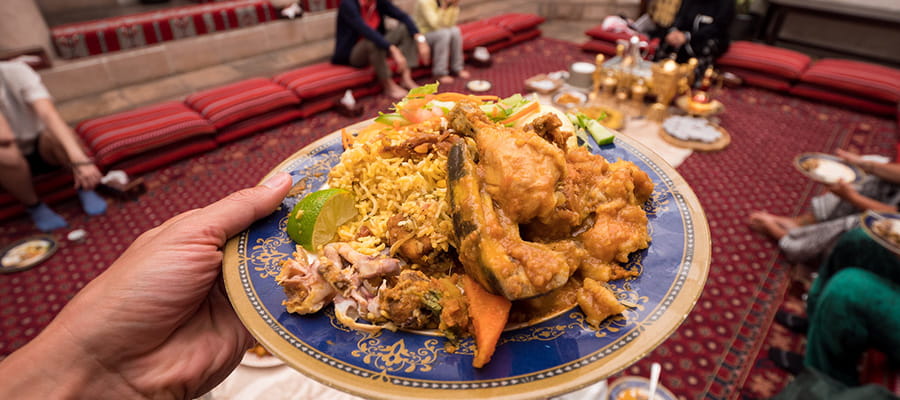 غذای مرکز فرهنگی شیخ محمد - بهترین رستوران های دبی 